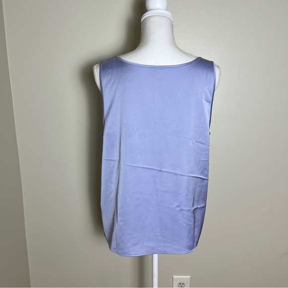 J.Crew Lilac Silk-Blend Tank Top M - Picture 4 of 6